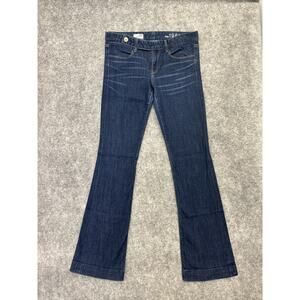 Gap 1969 Sexy Boot Cut Jeans Women's Size 6 / 28 Blue Dark Wash Denim